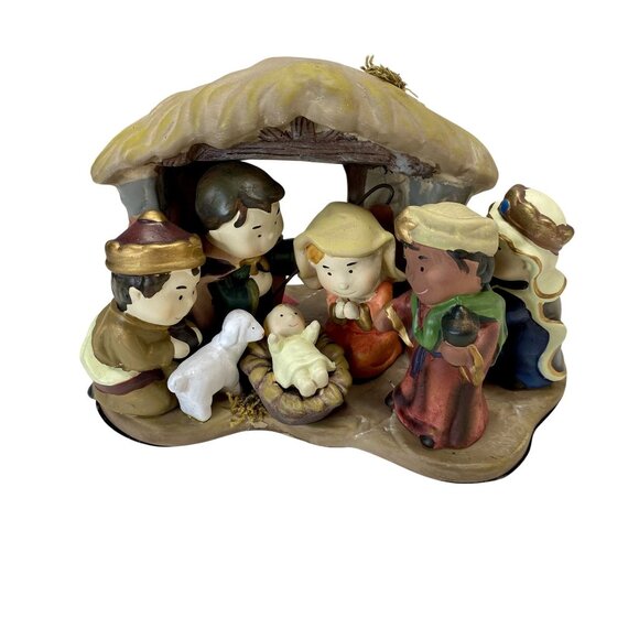 St. Nicholas Square Nativity Set Holy Family Christian Christmas Holiday Scene - Picture 2 of 8